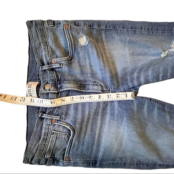 AGOLDE Style A018-843 Boyfriend fit Jeans Distressed Sophie Crop Skinny  sz 29 - Picture 7 of 12